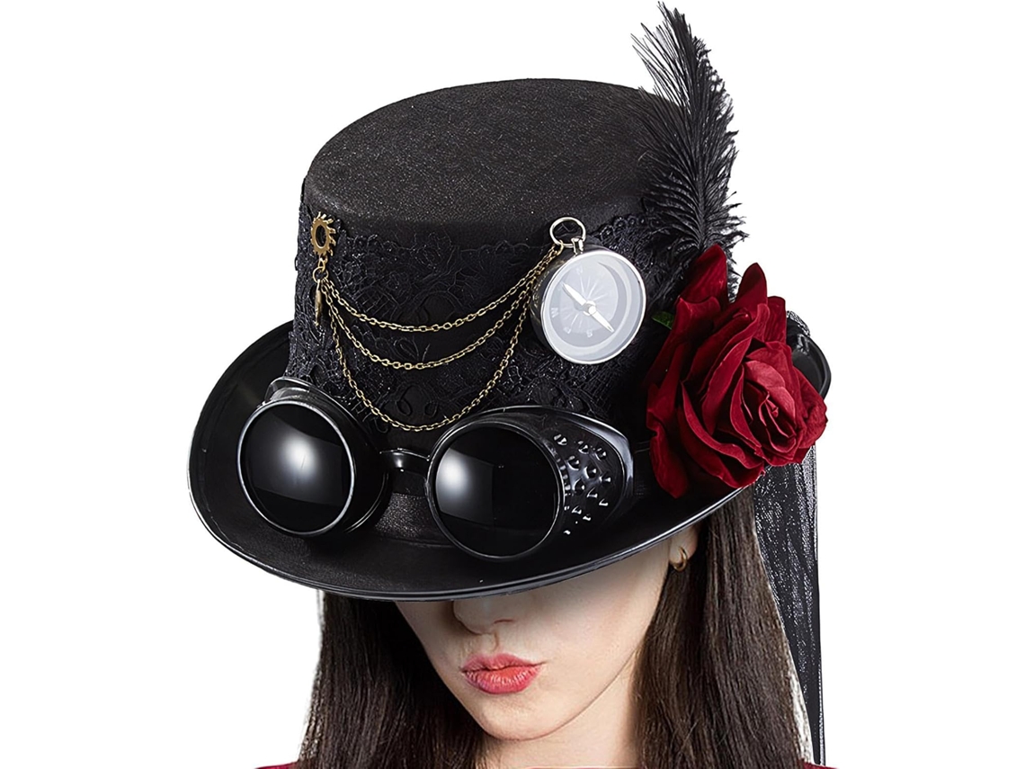 Chapéu Steampunk Gótico, Chapéu - Para Uso Prático E Funcional