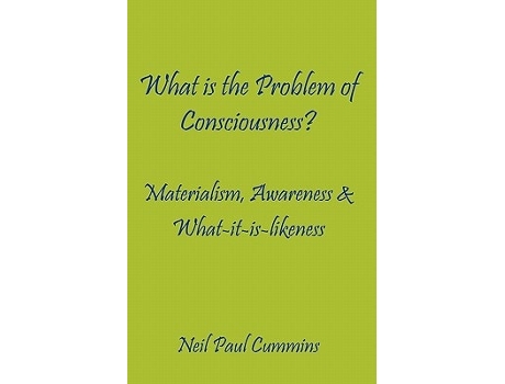 Livro What is the Problem of Consciousness?: Materialism, Awareness & What-it-is-likeness de Neil Paul Cummins ( Inglês )