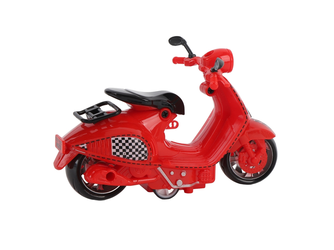 Primerox modelo de Motocicleta de Liga para Mulheres Colecionável Brinquedo Decorativo Vermelho
