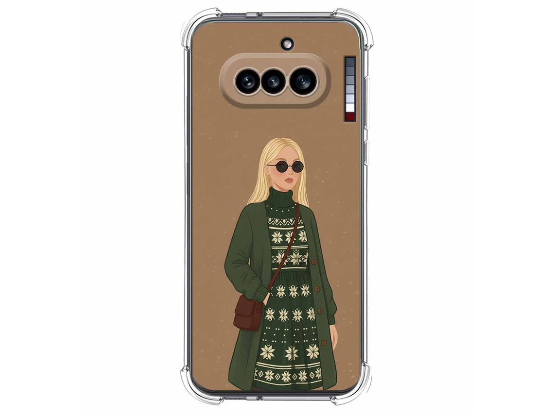 Capa Tumundosmartphone De Silicone À Prova De Choque Para Nothing Phone 4a 5g Design Feminino Com 8 Desenhos