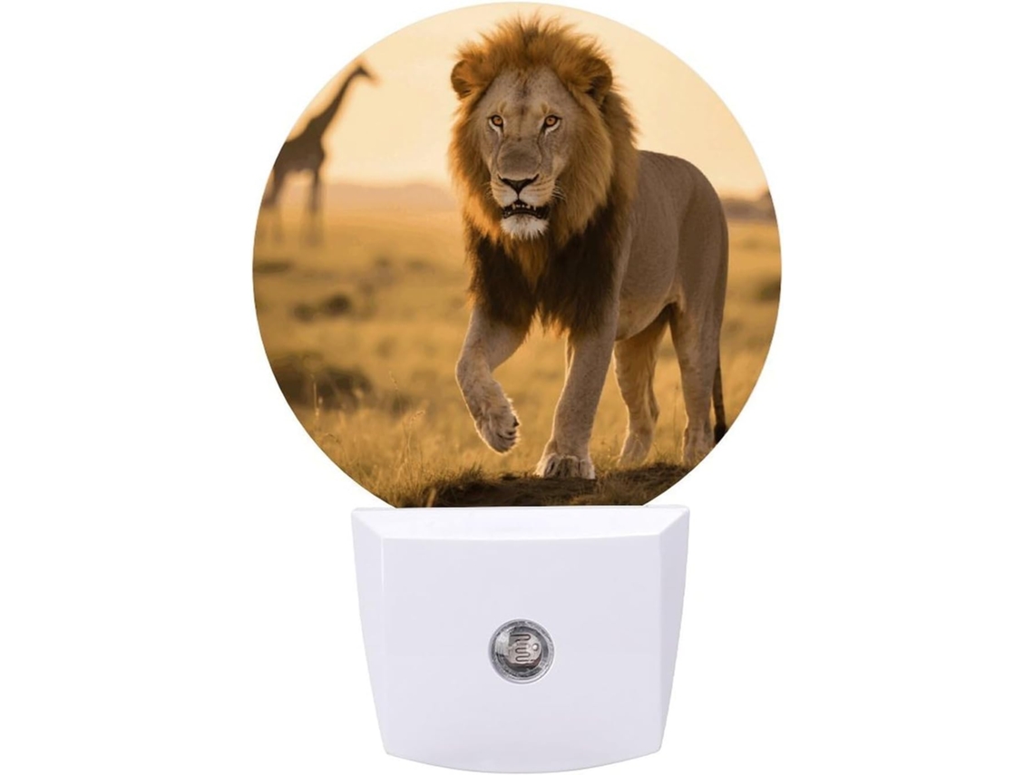 Luminária De Parede Com Sensor Crepuscular, Led 0,5 W, Design Moderno