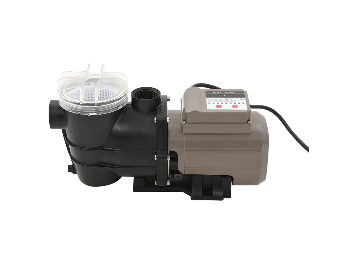 Maison Exclusive - Bomba De Piscina Com Temporizador Preto 0,25 Hp 8000 L/h