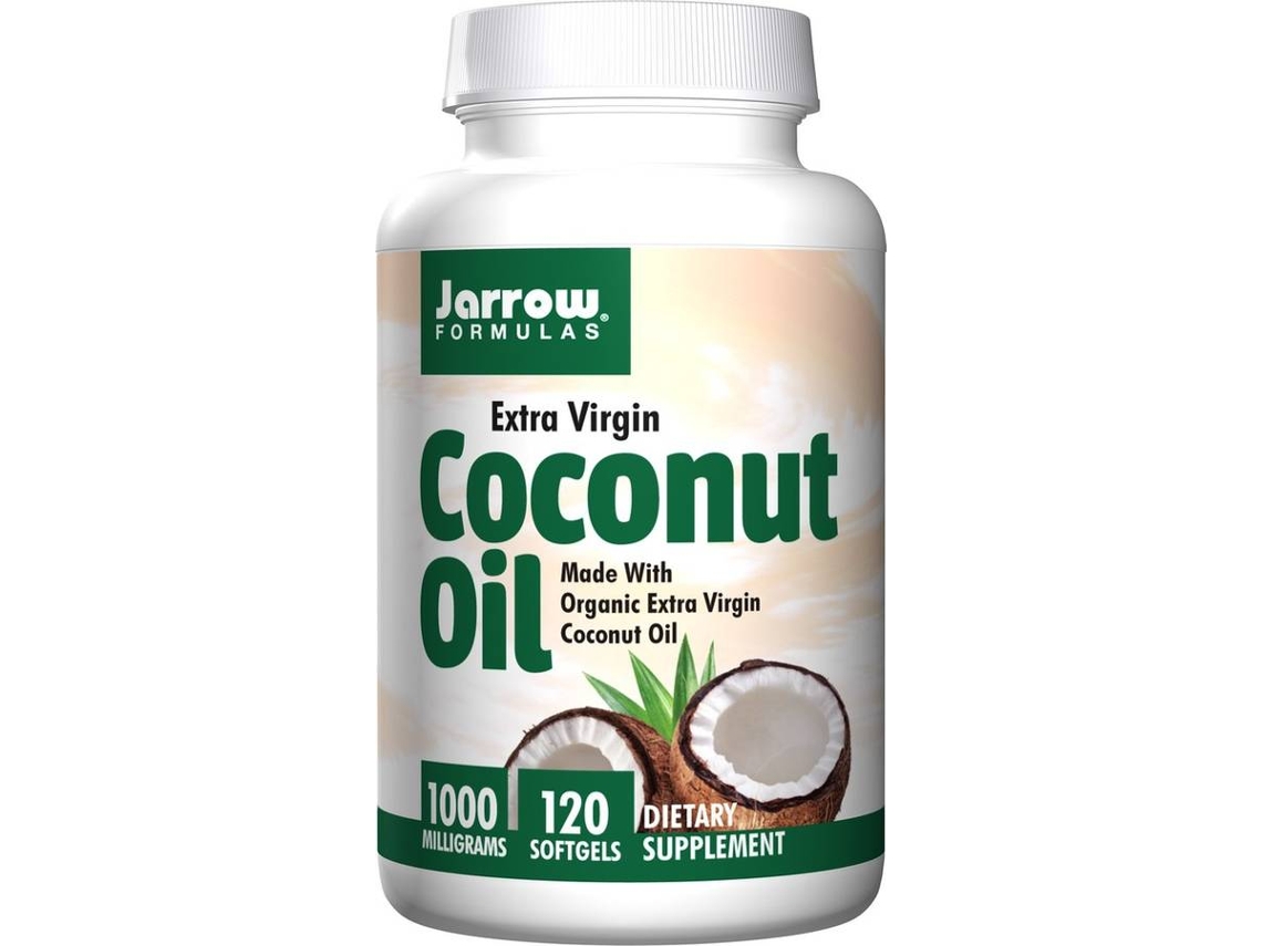 Óleo de Côco Extra Virgem JARROW FORMULAS (120 Pérolas)