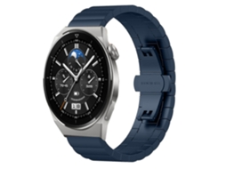 Pulseira De Aço Com Fecho Borboleta De Um Elo Para Huawei Watch Gt 3 Pro 46mm 22mm