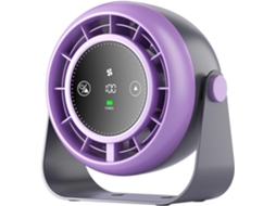 Ventilador De Mesa Usb Com Umidificador, Temporizador E Oscilação