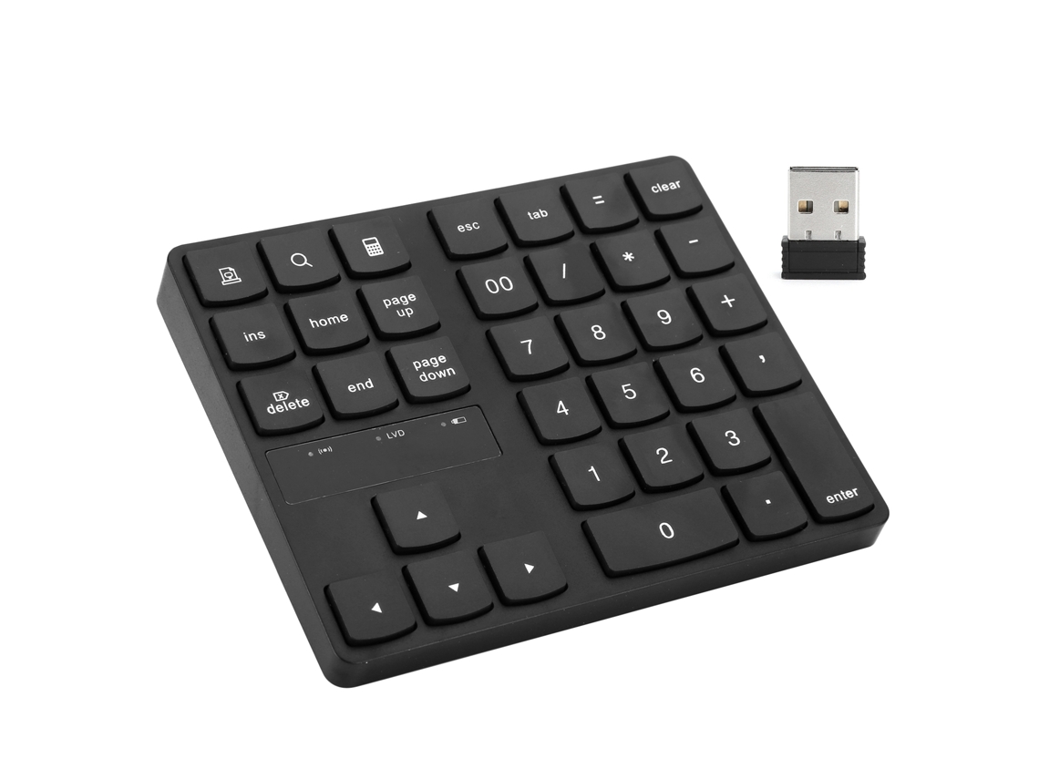 Baoj-2026novoteclado Numérico Mini De 35 Teclas Sem Fio 2.4g