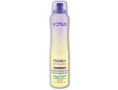 Pinacolada Shaving Foam With Coconut Water Avocado Oil, 200ml Venus