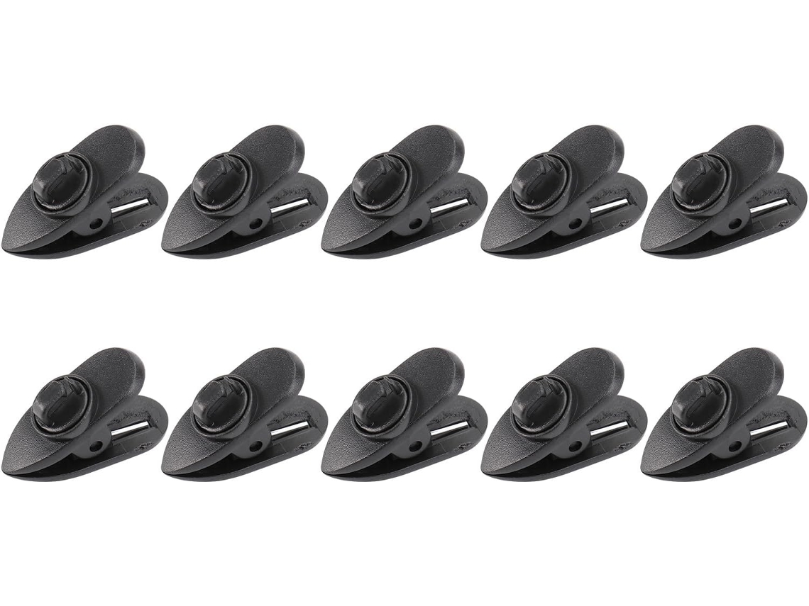 Didiseaon 10 Peças Clip Rotatif Para Cabo De Fones De Ouvido Em 360 Graus, Em Plástico Leve, Suporte Ao