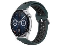 Pulseira De Silicone Esportiva Perfurada E Respirável Para Huawei Watch Gt3 42mm 20mm