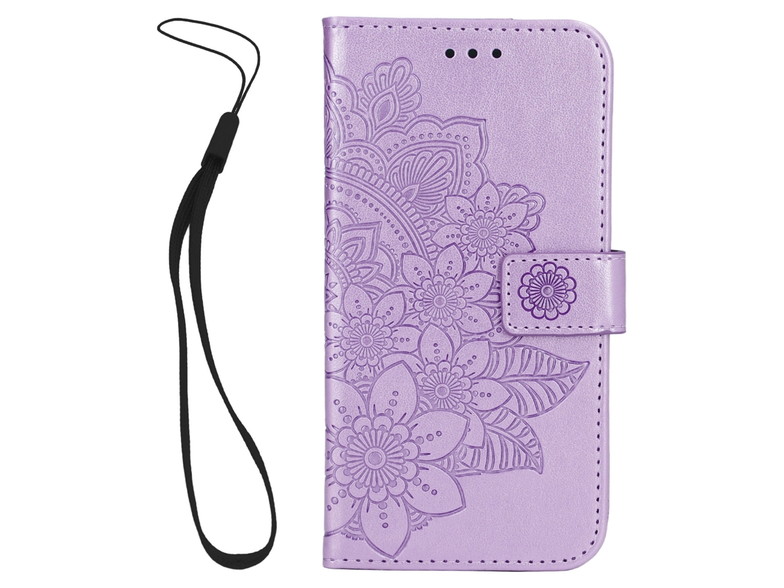 Capa Samsung Galaxy S22 LAXISCREED Couro Pu Premium Floral
