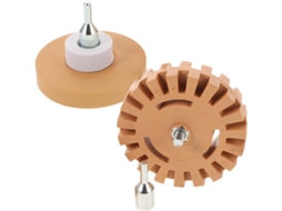 Conjunto De 2 Rodas De Borracha Para Remoção De Adesivo Com Design Serrilhado Para Operação.