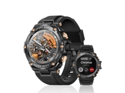 Smartwatch T88 1 5 Polegadas com Função de Chamada Bateria Grande de 800Mah À Prova DÁgua Ip68 Adequado para Android Ios Preto YEMAESRE