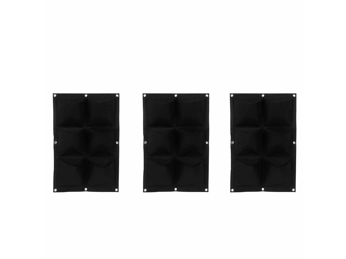 Saco de Crescimento de Plantas LAXISCREED 3pcs 6 Bolsos