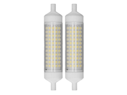 Rebe-bombilla Led R7s 118mm Regulable 15w 154 Leds Foco De Inundación Doble Extremo 220v Para Hogar Y Publicidad Nocturna