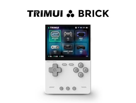 Console retrô com Bluetooth, vermelha, 256G