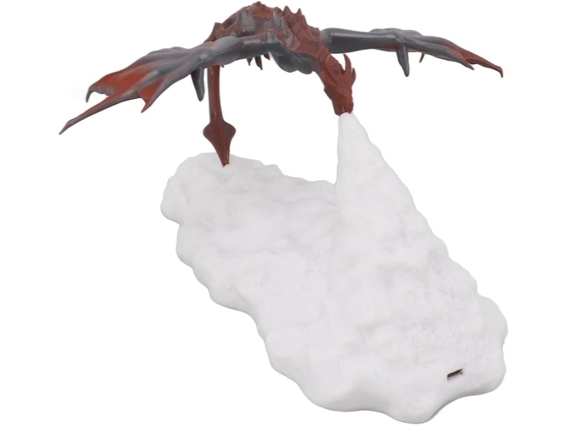 Luminária Noturna Usb Dragão 3d Com Controle Por Toque, Bateria