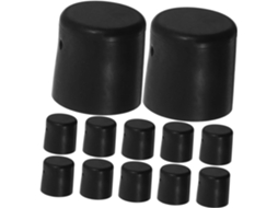 Ukcoco 64-protetores De Pés Cadeira Mesa Em Pvc Preto