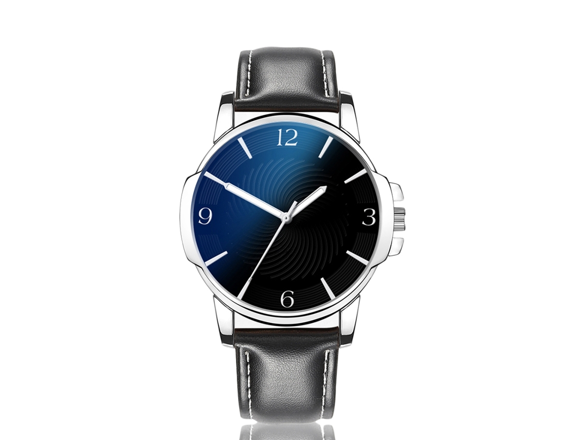 Relógio de Pulso Masculino de Quartzo Estilo Clássico Elegante para Negócios Presente 01