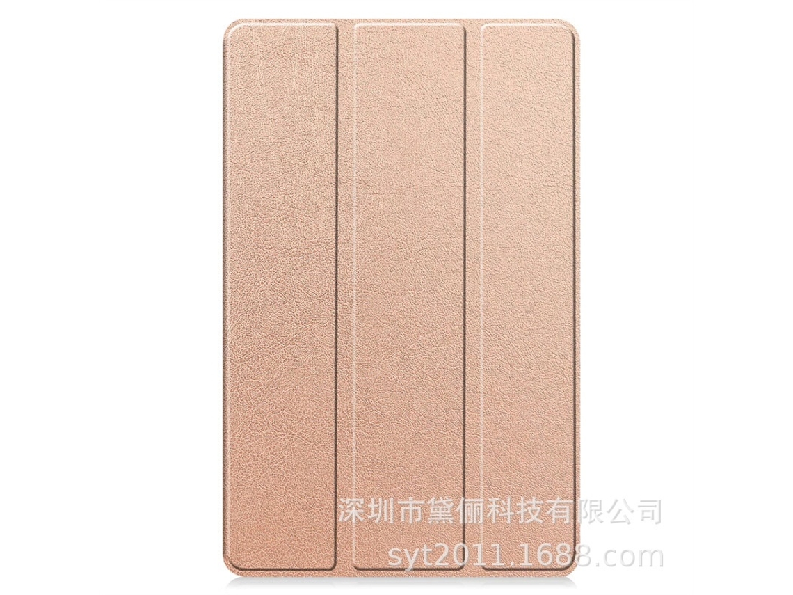 Lurelia Capa Protetora Para Tablet Lenovo M10 X505f/x505x/x605f, Ouro Rosa, Dobrável, Antiqueda