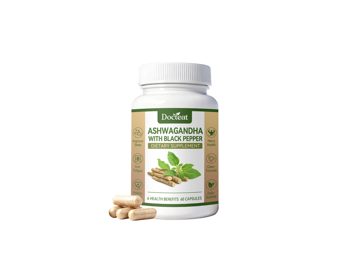 Cápsulas Docteat Ashwagandha Energia Diária