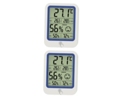 Besportble 2 Unidades Mini Sensor Digital Lcd De Temperatura E Umidade Para Uso Interno, Medidor De Precisão Para Casa