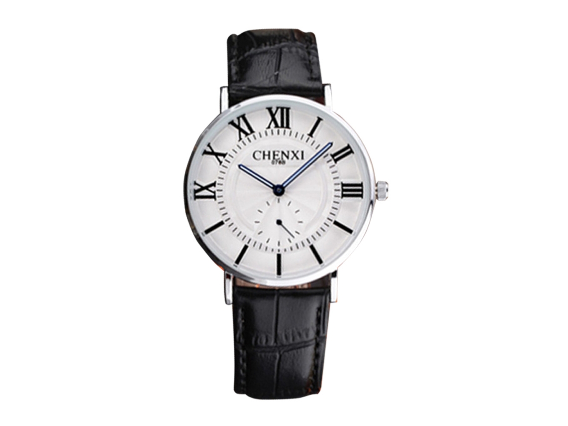Relógio de Pulso Casal com Movimento de Quartzo, Pulseira Pu e Resistente À Água (masculino 2)