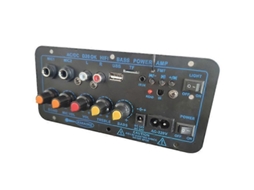 Placa Amplificadora Estéreo Digital Bluetooth De 200 W Para Subwoofer, Microfone E Karaokê De 8 A 12 Polegadas.