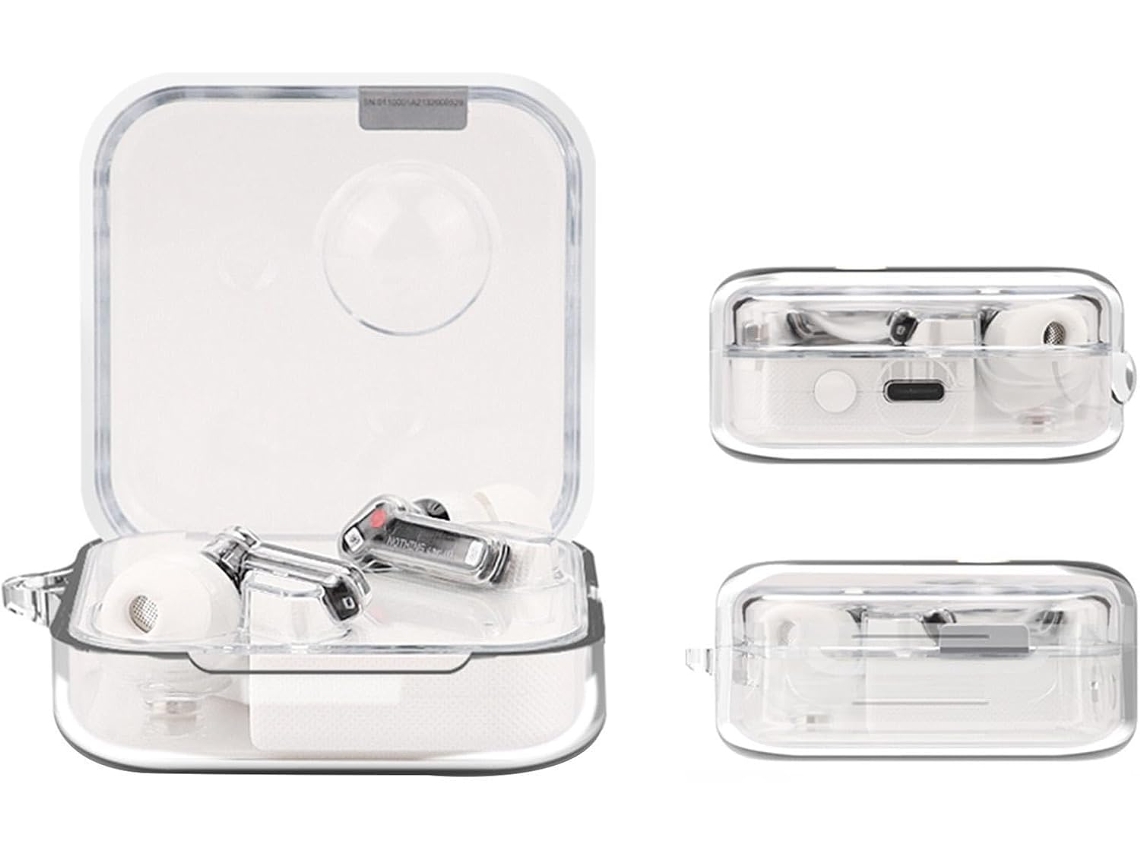 Capa De Silicone Para Nothing Ear, Estojo De Proteção Anti-perda Fácil De Transportar Com Chaveiro, Capa