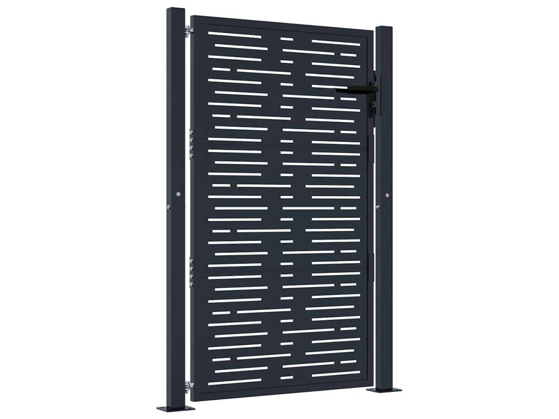 Garden Gate, Garden Gates Vidaxl Antracite Aço (100 X 150 Cm)