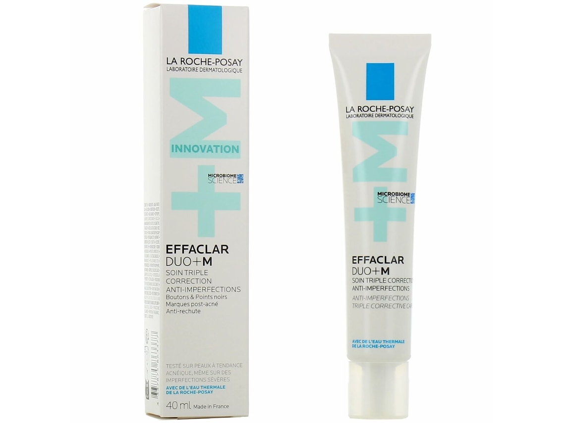 La Roche-posay Effaclar Duo+m Tratamento Anti-imperfeições Tripla Correção 40ml