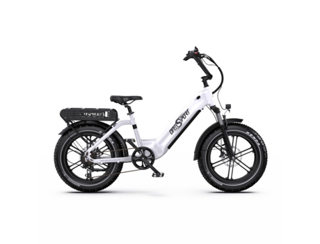 Bicicleta Elétrica Onesport Ot08 Motor 500w Bateria 48v18ah Pneus De 20 Polegadas Travões Disco Branco