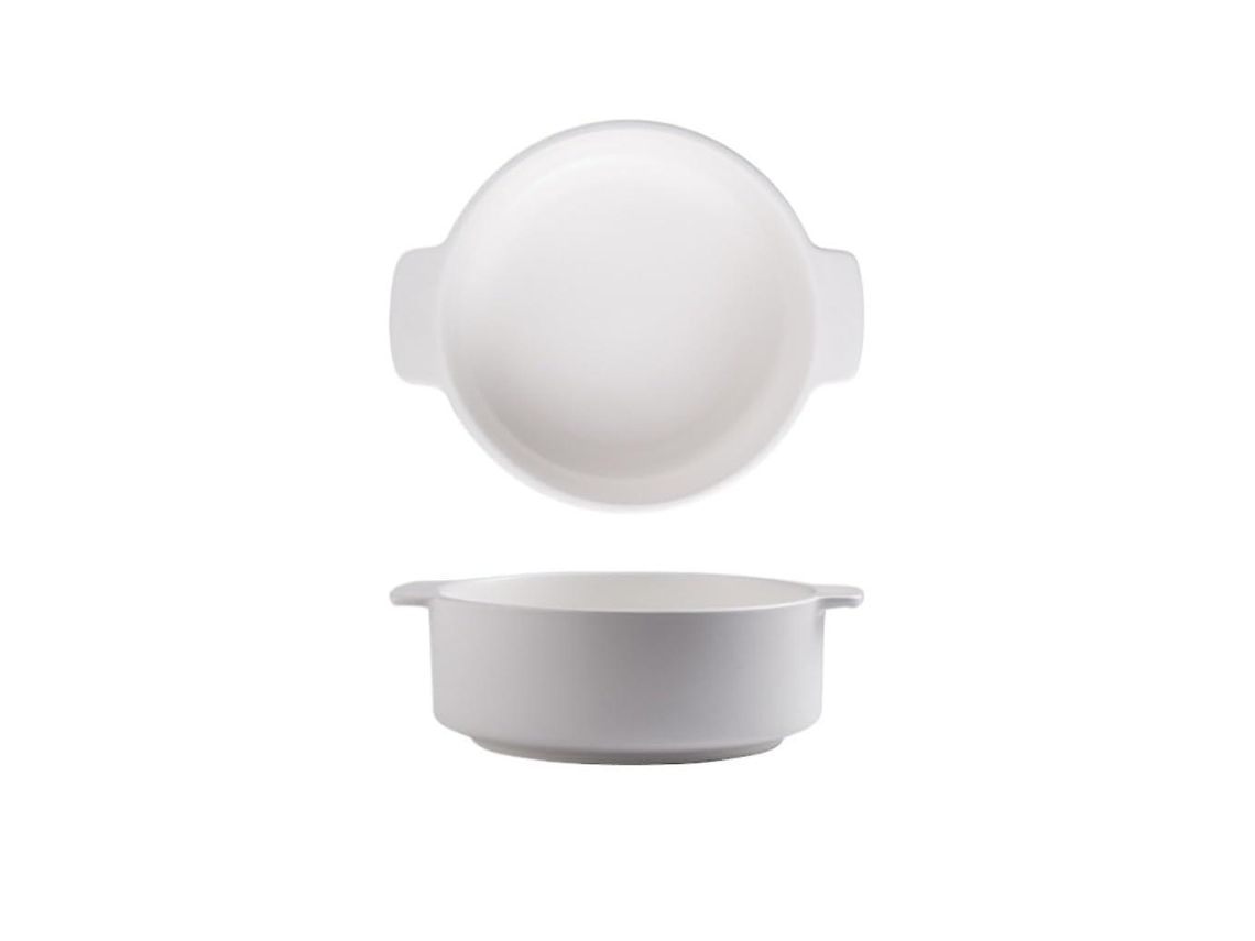 Tigela Grande De Cerâmica Para Sopa Com Alças, Ideal Para Servir Ramen E Café Da Manhã Na Cozinha.