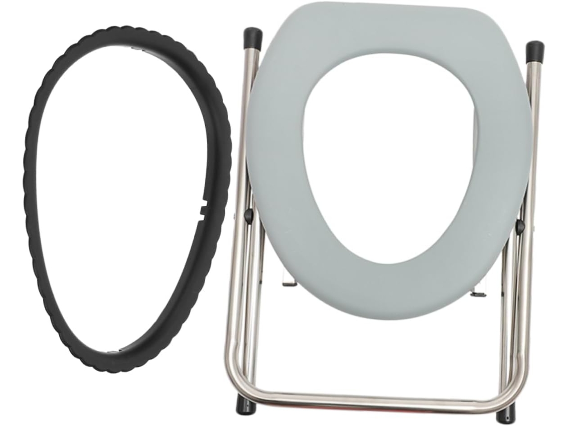 Dobrável Para Vaso Sanitário, Cadeira Portátil Para Banheiro, Ideal Para Idosos E Gestantes, Gokoco