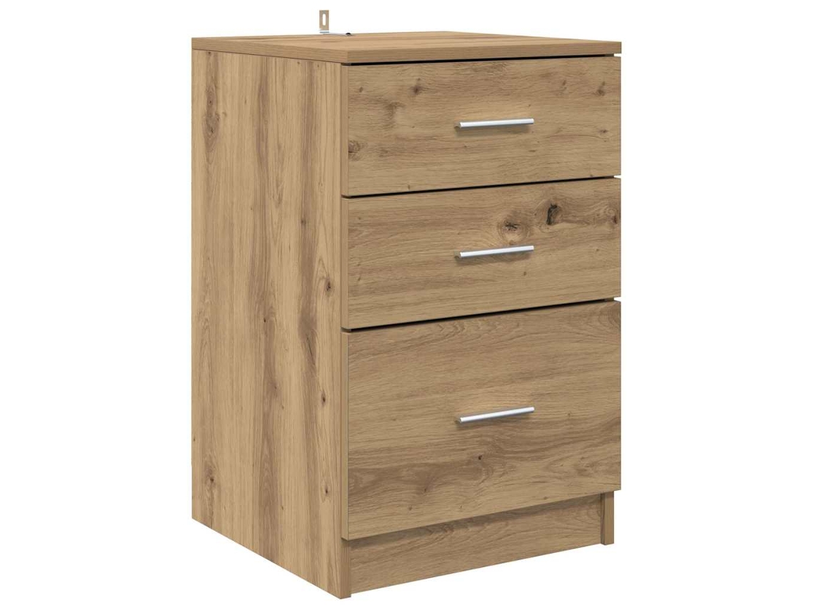 Armário Cabeceira MAISON EXCLUSIVE em Carvalho Artesanal (40x40x63 cm)
