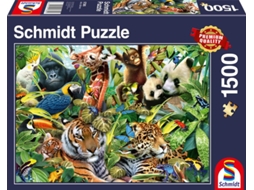 Puzzle SCHMIDT SPIELE 57385 1500 Peças Animais