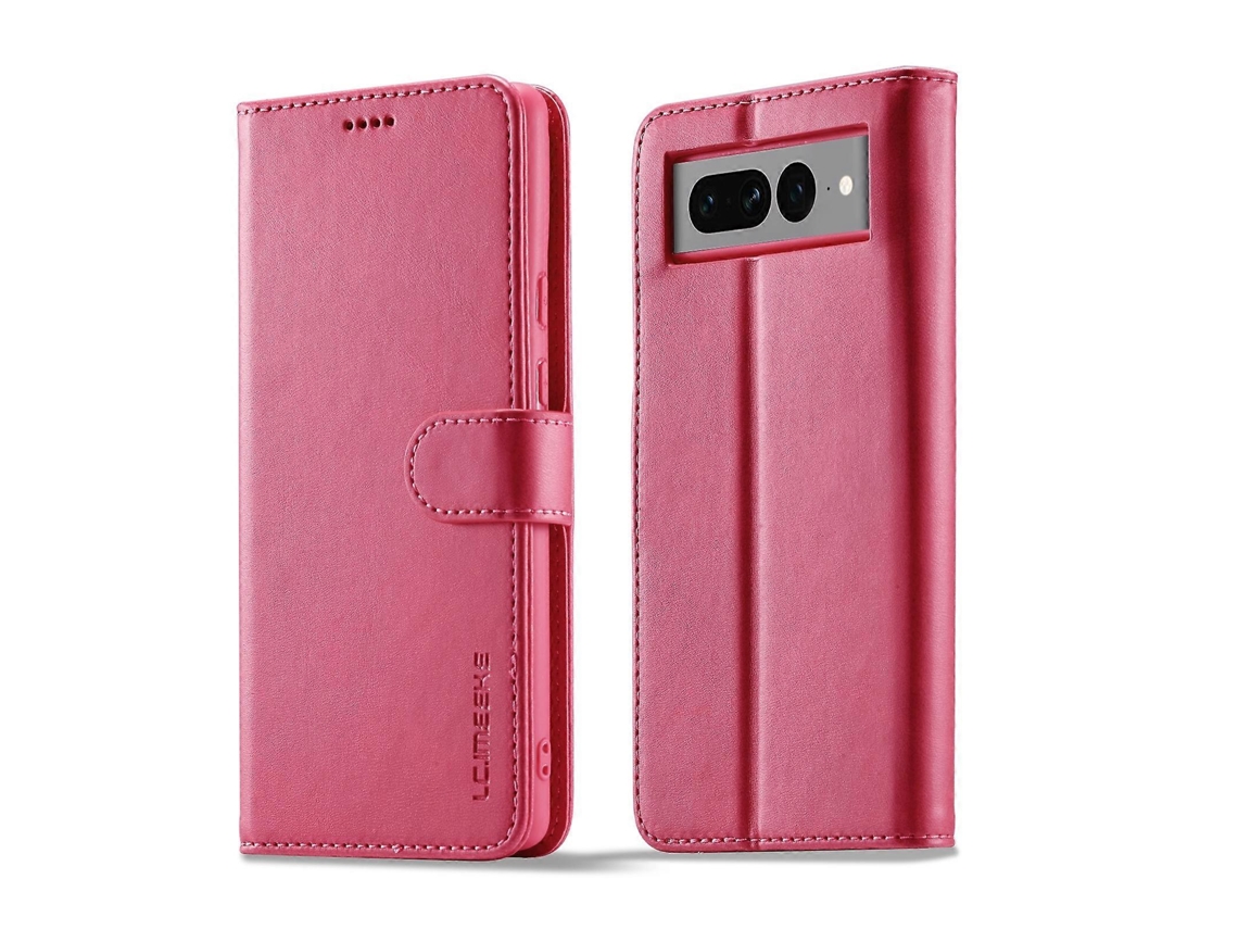 Capa De Couro Com Textura De Bezerro Horizontal Lc.imeeke Para Google Pixel 7 Pro