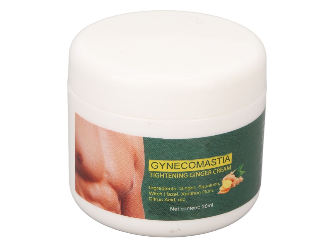 2 unidades de creme de gengibre de 30ml para firmar o peito e reduzir a ginecomastia em homens.