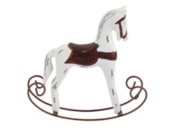 Laxiscreed Cavalo De Madeira Pintado Para Presentes E Decoração Infantil