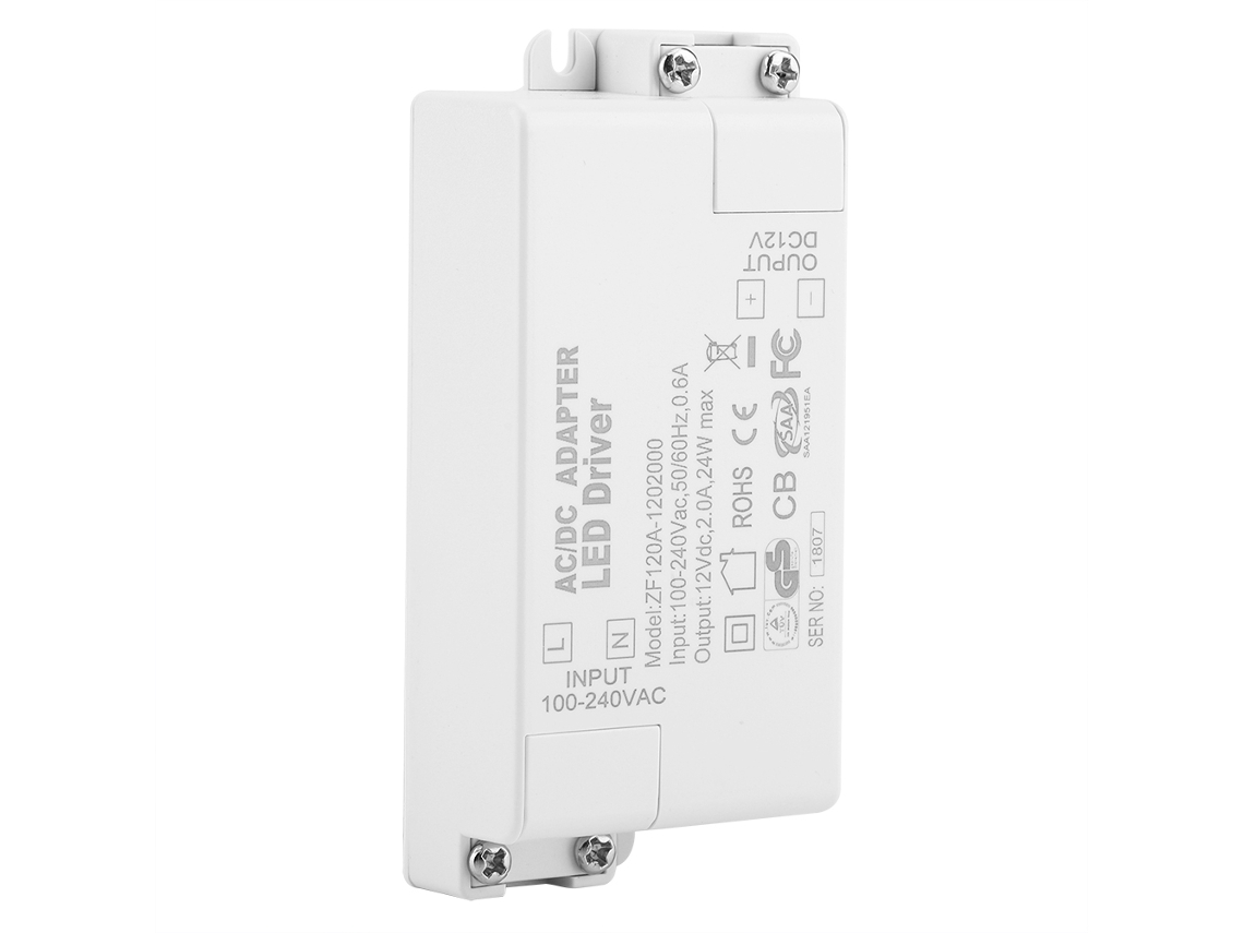 2026 conversor de Corrente Ca 100 240v para Cc 12v Driver Led para Fitas Led Transformador de Potência (24w)