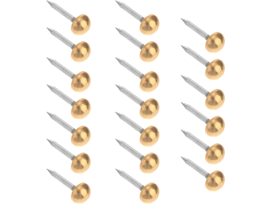20 Pregos Decorativos De Cobre Para Projetos De Artesanato E Para Prender Recados.
