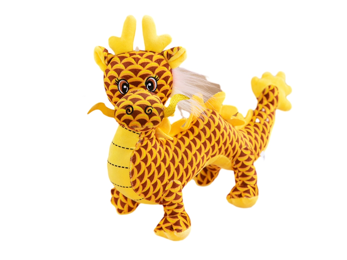 Laxiscreed Boneco De Peluche Dragão Mascote Para Festas E Celebrações Do Ano Novo Chinesa