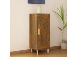 Aparador 34,5x34x90 cm Madera Procesada Color Roble Ahumado