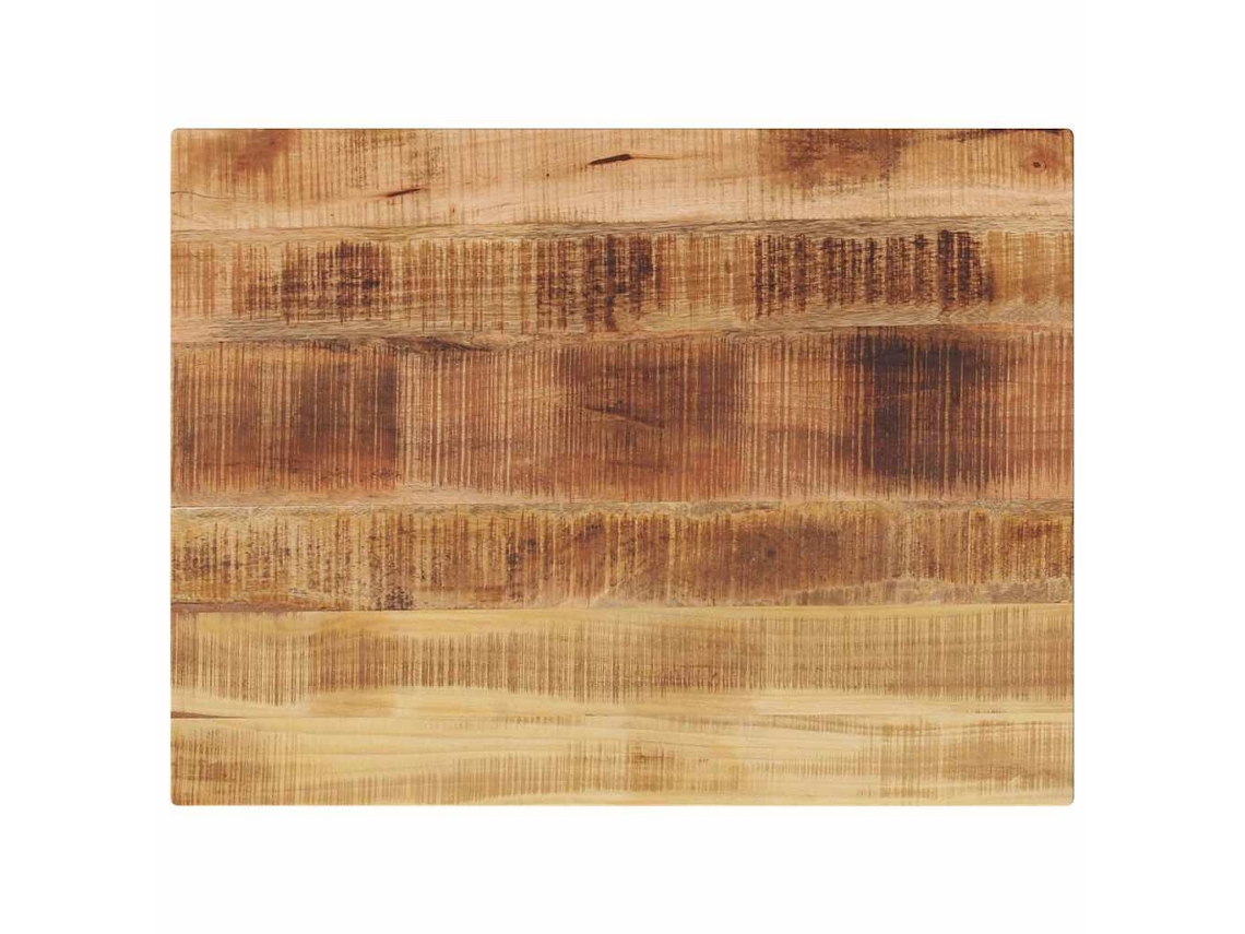 Vidaxl Tampo De Mesa Retangular 70x60x2,5 Cm Mangueira Áspera Maciça