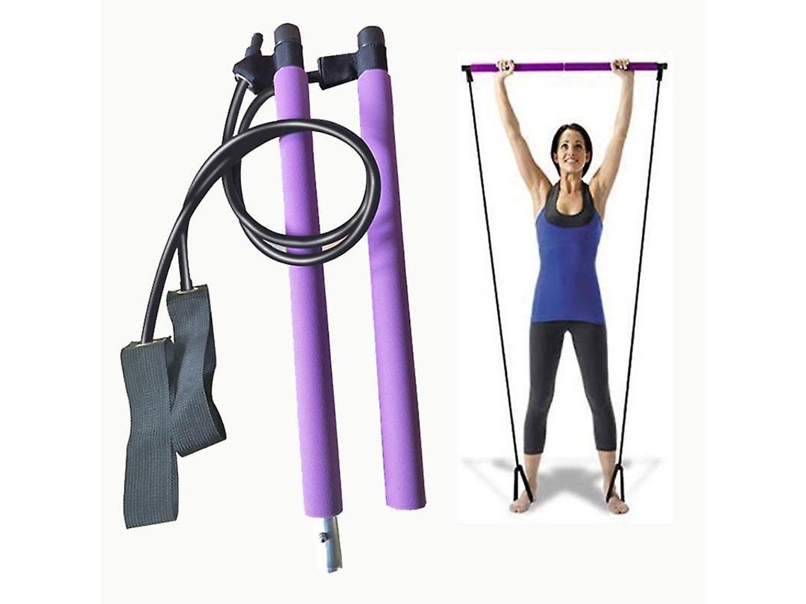 Barra de Pilates Portátil Rosa AQUAFORGE