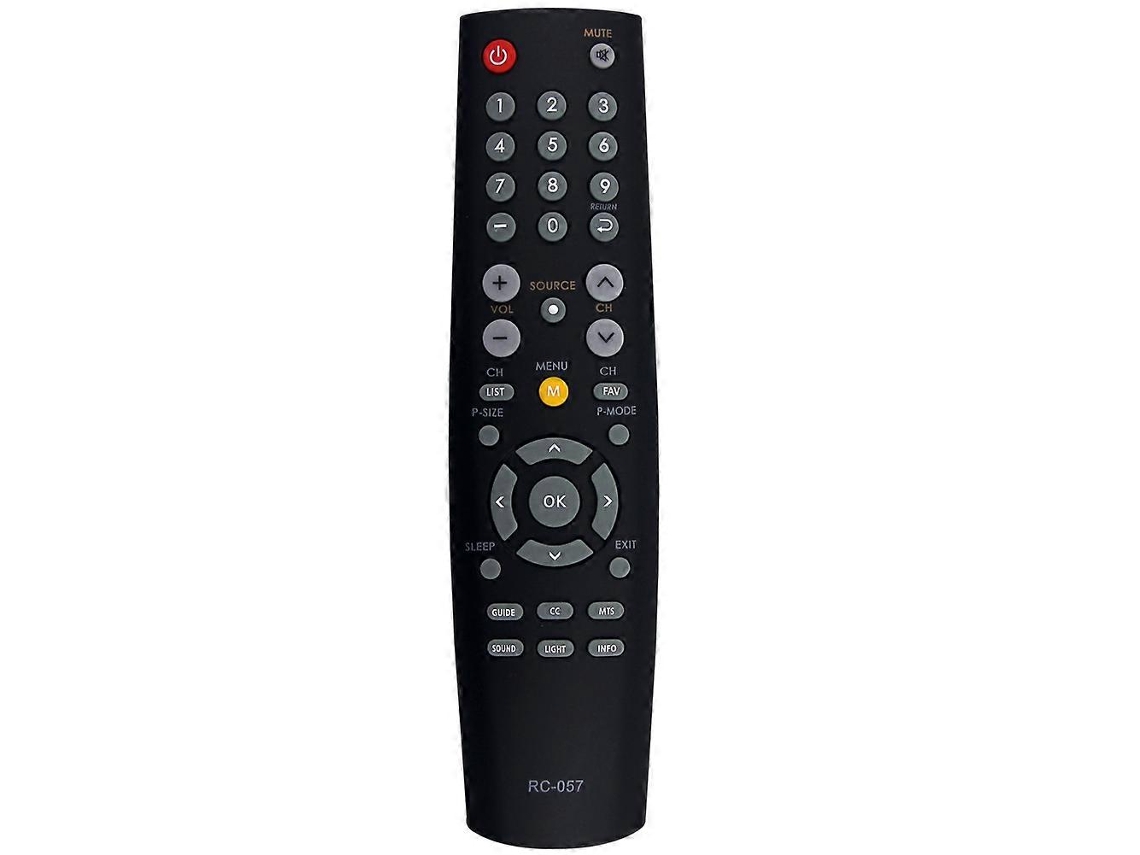 Controle Remoto Rc057 Rc-057 De Substituição Para Tvs Coby Tftv4028, Tftv2225, Edtv1935, Ledtv3226, Tftv1925, Tftv3229, Tftv2225 E Tftv2425.