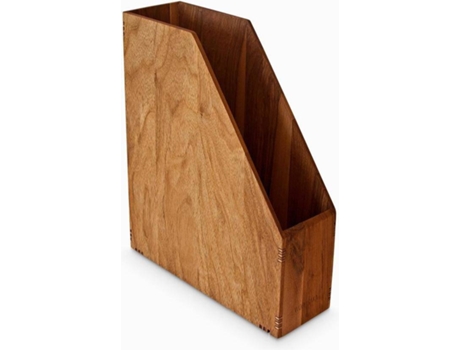 Arquivador para Dossiers WOODSAKA OfficePRO X2 Amieiro (Castanho - 25.6x8.5x30cm - Madeira)