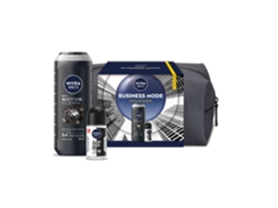 Kit de presente masculino preto e branco - Bolsa Nivea