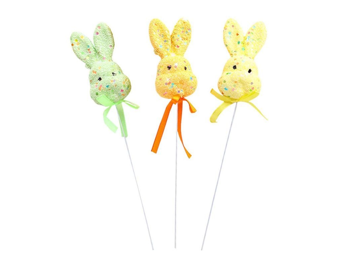 Adorno De Páscoa Com Coelho E Ovos De Espuma Criativo E Divertido Para Festa E Decoração Infantil 1