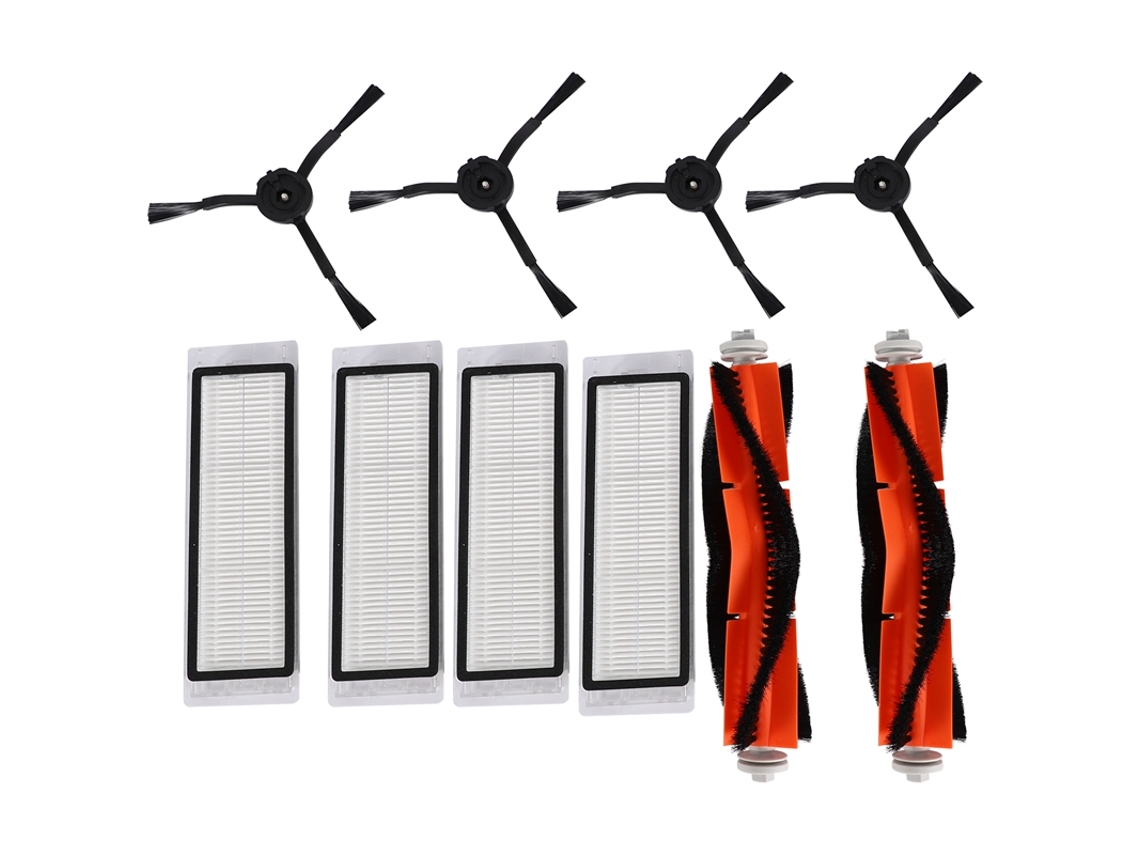 Acessório para Aspiradores XIAOMI 2un + 4un Filtro hepa + 4un preta mi 1 s50 s51 s55 e35 peça