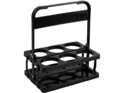 Suporte Dobrável De Plástico Para 6 Garrafas, Ideal Para Bar, Churrasco, Piquenique, Garrafas De Cerveja E Vinho.